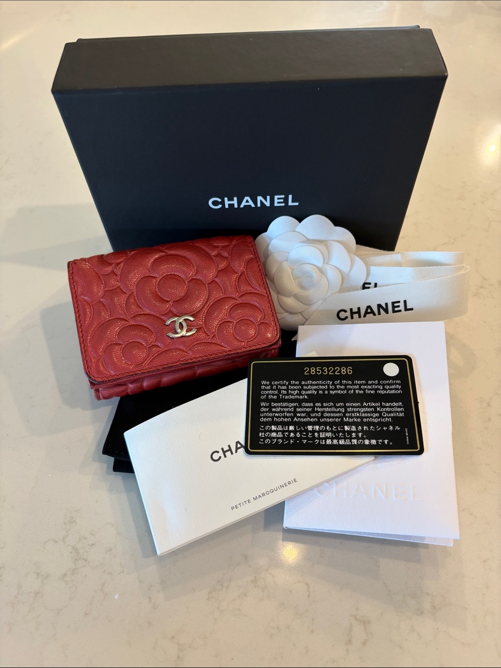 CHANEL Camellia Wallet